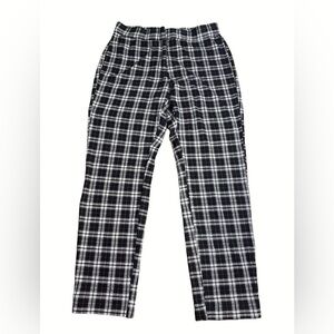 Nordstrom Rack Plaid High Rise Crop Trousers Women’s Size S